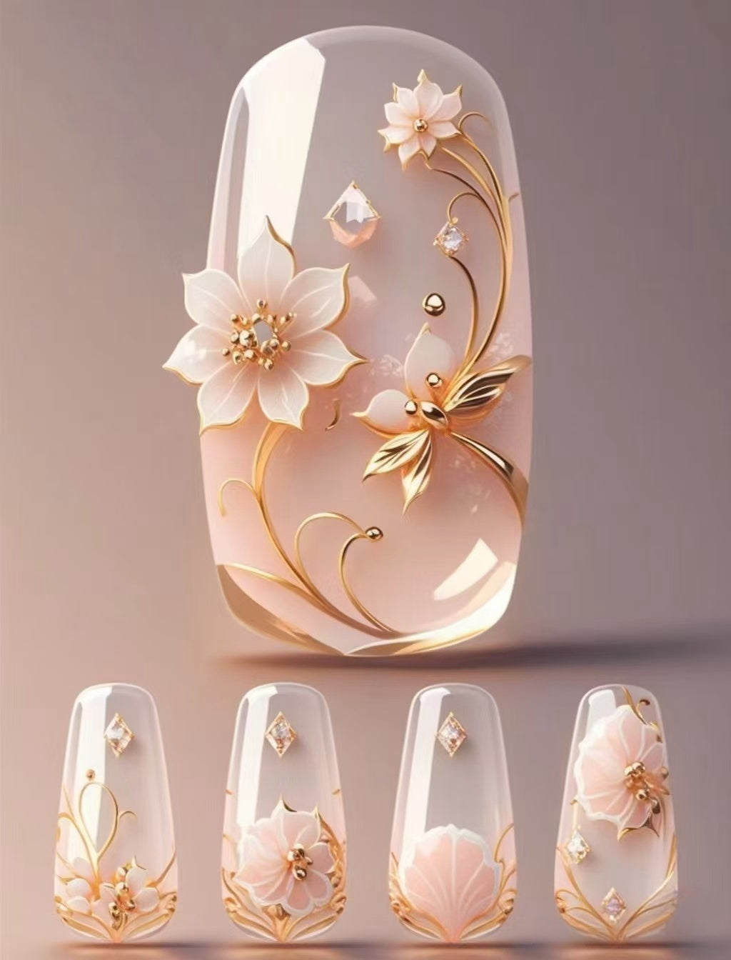 Handmade nail tips