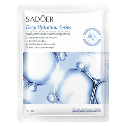 SADOER Moisturizing Mask, Plump Skin, Full of Water, Smooth and Clear Face, Cool and Refreshing, Repairing Moisturizing Mask, Sleeping Mask, Firming Skin, face mask