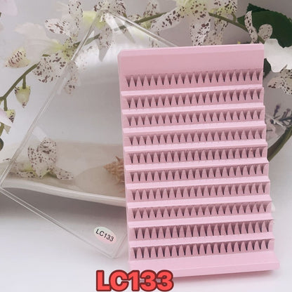 False eyelashes False eyelashes Fishtail Single Cluster Style Self-grown Eyelashes Soft and Flexible Natural Looking False eyelashes Fishtail Natural