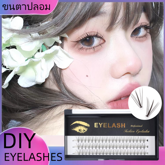 Eyelash extensions in Barbie style, tied carefully, beautiful, cute, angel, little devil, Barbie, handmade, finished eyelashes, extensions yourself, false eyelashes, sent from Thailand, eyelashes from abroad, eyelash DIY