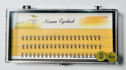 False eyelashes, false eyelashes, D curl, natural false eyelashes, mink lashes, 10D 20D eyelas DIY, size 6-15 mm, thick eyelashes, natural false eyelashes, Thai sellers, ready stock