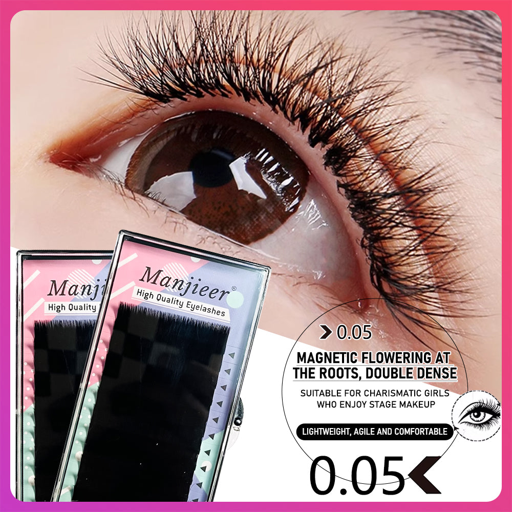 Eyelash DIY False Eyelashes False Eyelashes Bouquet Flower in One Second Eyelashes At Beauty Salon Thick Eyelashes Shipped from Thailand Thick Good Quality