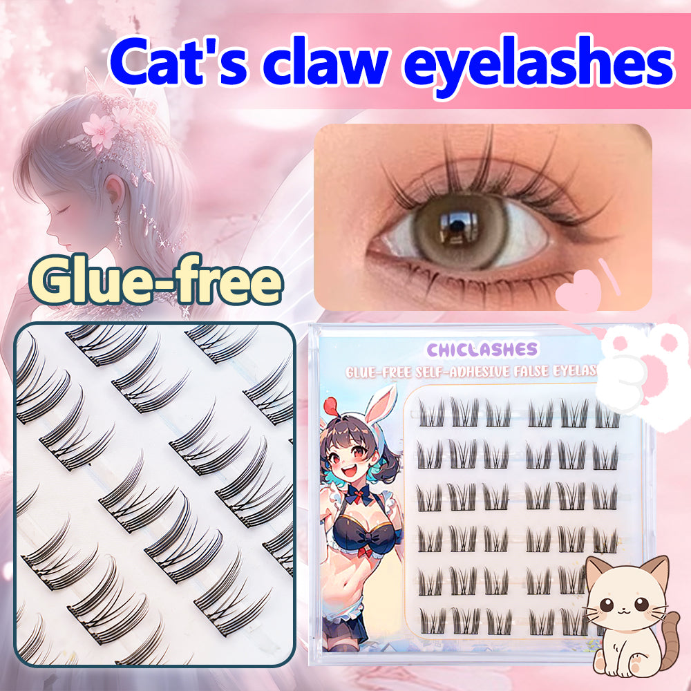 【ขนตามีกาวในตัว】  DIY   ขนตาบนแบบไร้กาว  เซ็ตต่อขนตาเอง  EYELASH   ขนตาปลอมฟรีกาว ขนตาล่าง ธรรมชาติสําหรับผู้เริ่มต้น  ขนตาต่อเองทรงบาบี้    ขนตาปลอมแบบช่อ    ขนตาปลอมแบบมีกาวในตัวแบบไม่มีกาว