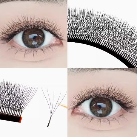 5D Flower Eyelashes 0.05C Five-leaf Clover Thick Eyelashes, Auto-Flowering, Braided Eyelashes, Eyelashes, Beauty Salon, Eyelash Artist, Five-leaf Clover Eyelash YY Clover