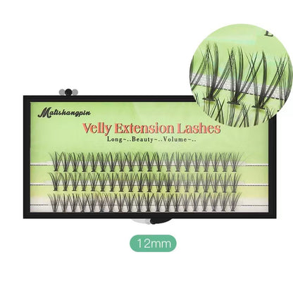 20D False Eyelashes Thick Eyelashes Reusable False Eyelashes Soft Material Eyelashes Clusters eyelash DIY Cheap