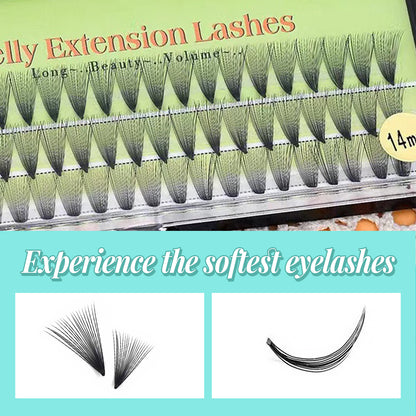 ขนตาปลอมแบบช่อ  20D  Eyelashes  DIY   ขนตาปลอม  ขนตาหนา  ขนตาบาร์บี้  ขนตาปลอม ที่ใช้ซ้ำได้