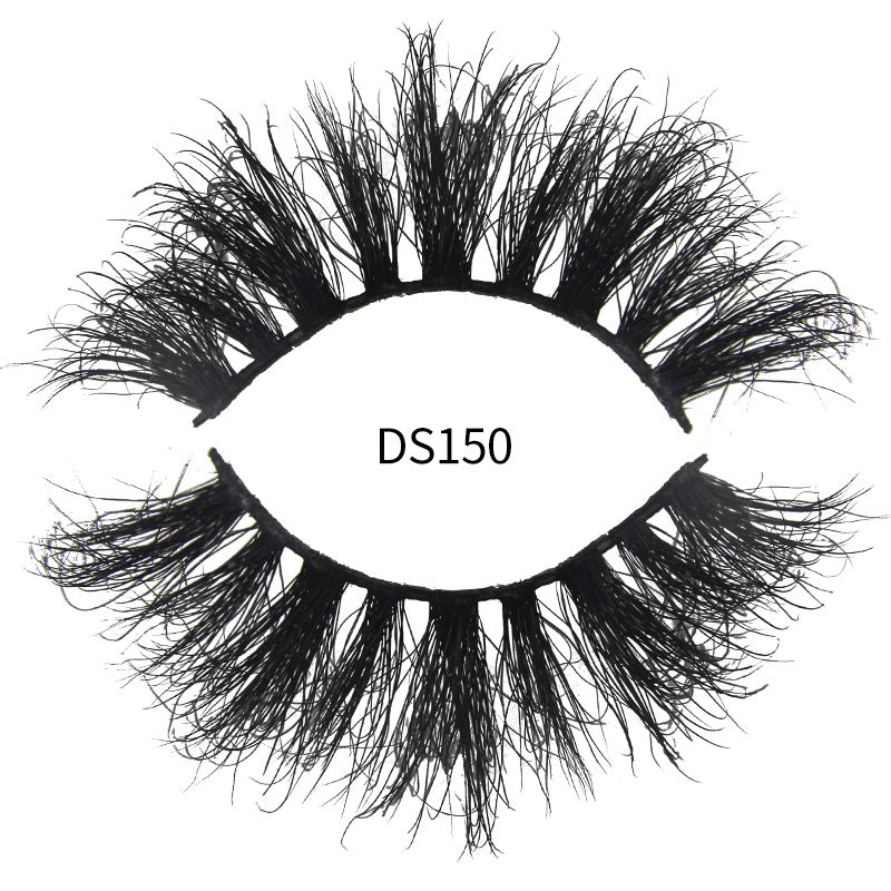 CHICLASHES 25MM mink hair false eyelashes three-D mink hair eyelashes messy style fried mink single pair