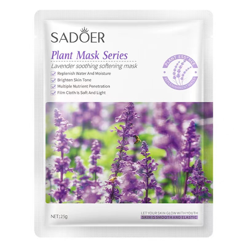 SADOER Moisturizing Mask, Plump Skin, Full of Water, Smooth and Clear Face, Cool and Refreshing, Repairing Moisturizing Mask, Sleeping Mask, Firming Skin, face mask