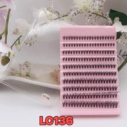 False eyelashes False eyelashes Fishtail Single Cluster Style Self-grown Eyelashes Soft and Flexible Natural Looking False eyelashes Fishtail Natural