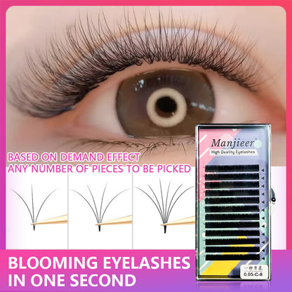 Eyelash DIY False Eyelashes False Eyelashes Bouquet Flower in One Second Eyelashes At Beauty Salon Thick Eyelashes Shipped from Thailand Thick Good Quality