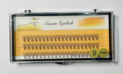 False eyelashes, false eyelashes, D curl, natural false eyelashes, mink lashes, 10D 20D eyelas DIY, size 6-15 mm, thick eyelashes, natural false eyelashes, Thai sellers, ready stock