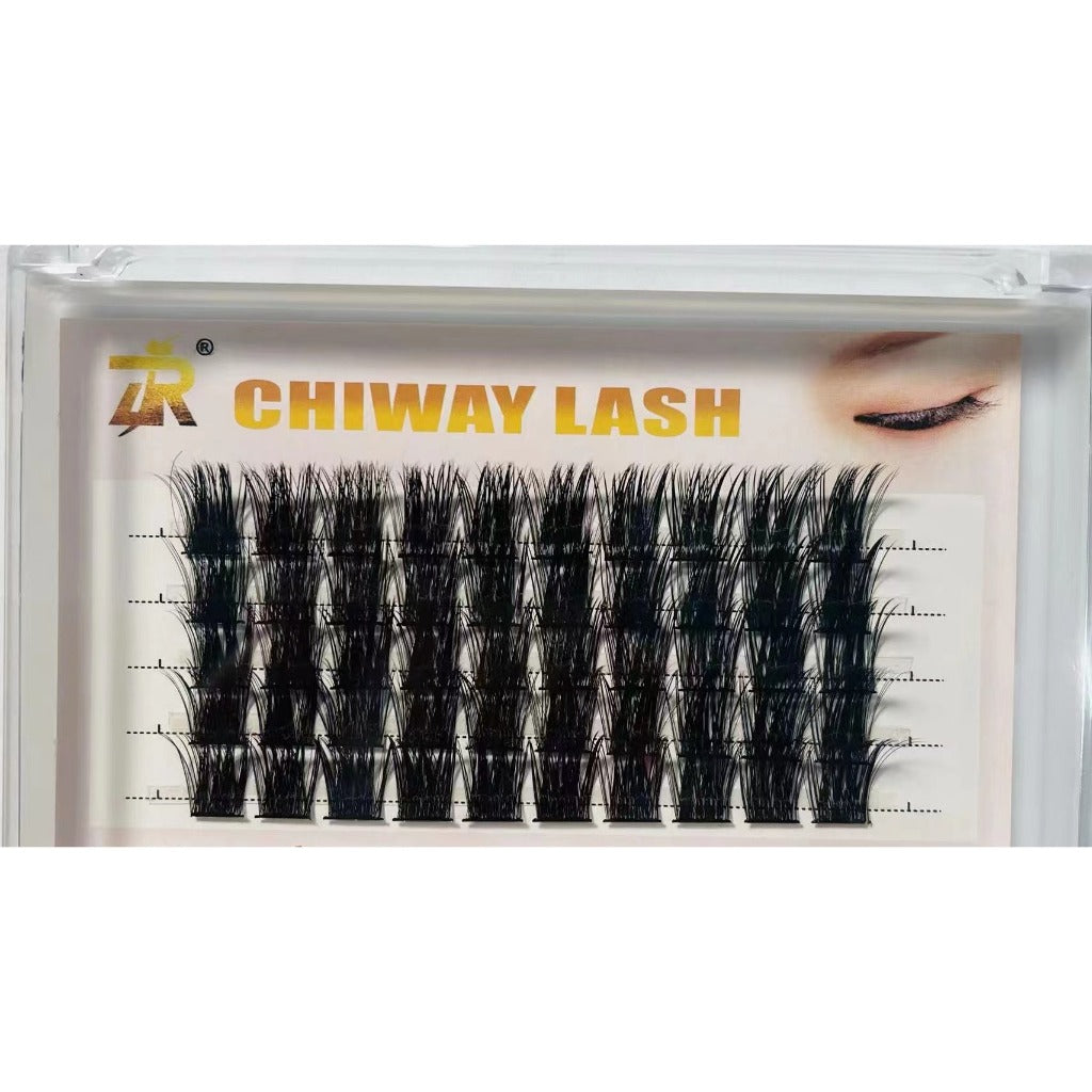 False eyelashes, single cluster fishtail, splicing style, self-grown eyelashes, soft and flexible, natural-looking, 3D false eyelashes, single cluster, for sale