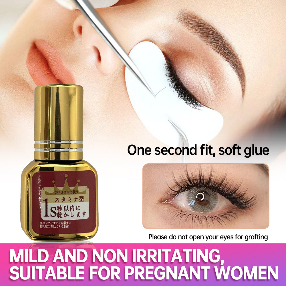 1S Quick-Drying Eyelash Shop Special Glue Super Sticky Glue Long-lasting Anti-Whitening Mild Mild Planting Grafted False Eyelashes