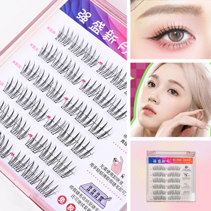 【ขนตามีกาวในตัว】ChicLashes ขนตาปลอมแบบช่อพร้อมกาวในตัวรวมรุ่นฮิตสวยเบาเป็นธรรมชาติ  ส่งจากไทย