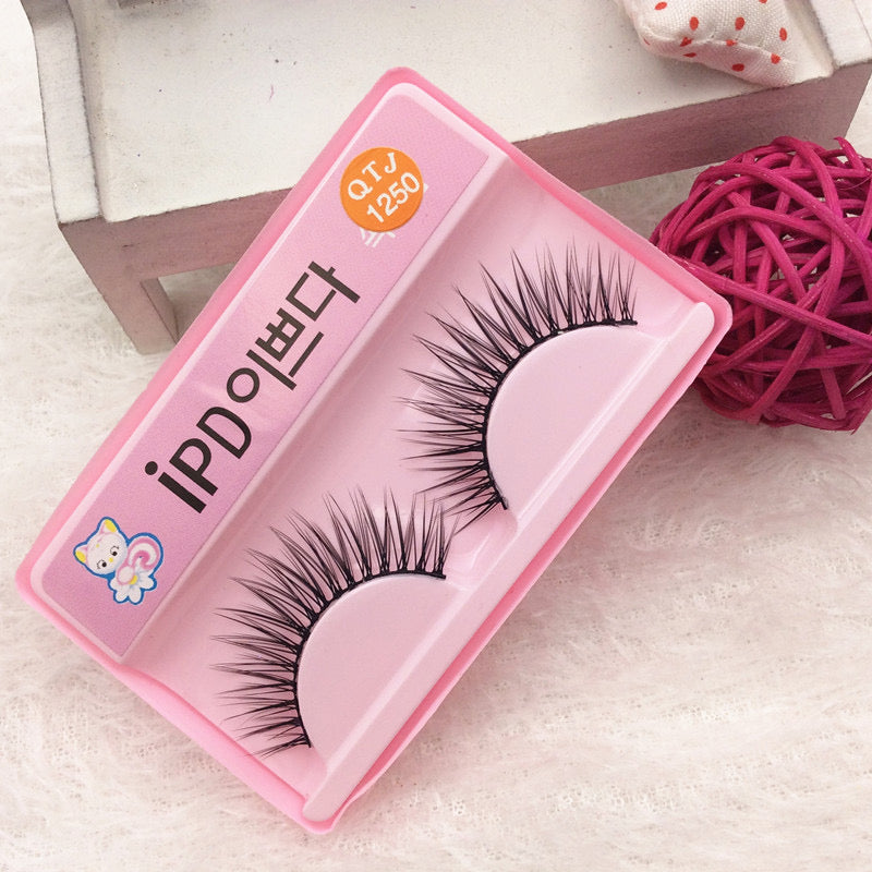 ขนตาปลอมหนา 1คู่100%  มิงค์แท้ปริมาณ3D  EYELASHES  DIY   ขนตาปลอมขนมิงค์    ขนตาปลอม   ขนตาต่อเองทรงบาบี้  เซ็ตต่อขนตาเอง