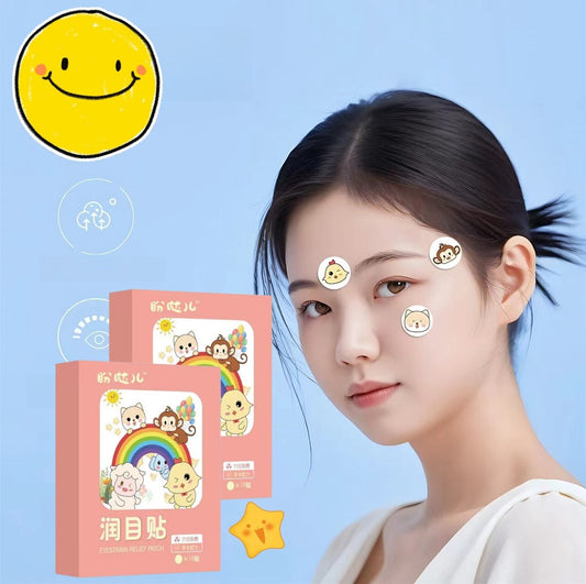 สติ๊กเกอร์ตาน่ารัก Eye patch  ป้องกันตา，ให้ความชุ่มชื้น，รีเฟรชตัวเอง  ,คุณสามารถใช้มันเมื่อคุณเหนื่อย