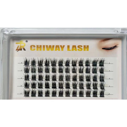 False eyelashes, single cluster fishtail, splicing style, self-grown eyelashes, soft and flexible, natural-looking, 3D false eyelashes, single cluster, for sale