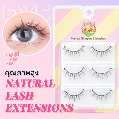 Mink eyelashes, false eyelashes, clear core false eyelashes, self-adhesive false eyelashes, Korean false eyelashes, natural false eyelashes, eyelash DIY, natural false eyelashes