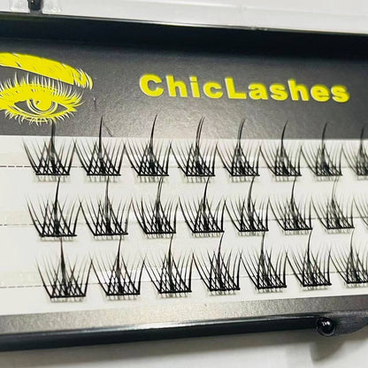 ขนตาปลอมธรรมชาติจำลอง  เซ็ตต่อขนตาเอง   False eyelashes   ขนตาปลอมติดเอง    ขนตาปลอม  ขนตาปลอมแบบช่อ  DIY  สไตล์ญี่ปุ่น