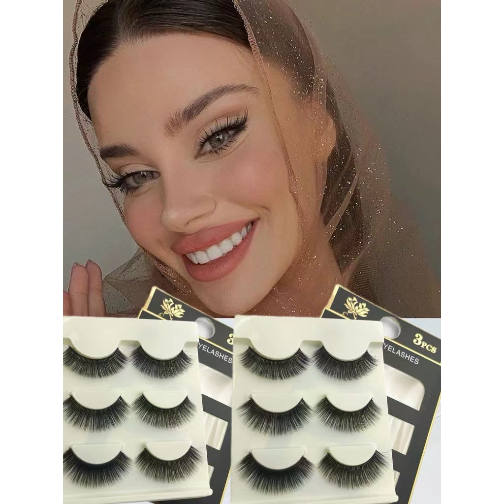 False eyelashes, flying false eyelashes, Europe and America, smoke, makeup, thick false eyelashes, light weight, mixed styles, Europe and America, for EYELASHES DIY, natural false eyelashes