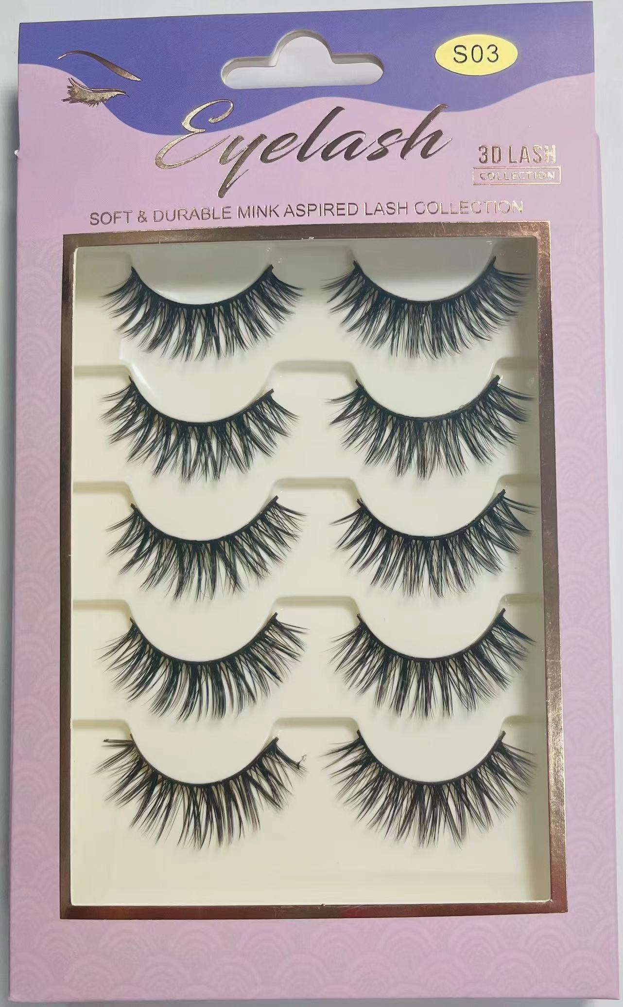 False Eyelashes Pairs False Eyelashes Thick 3D Soft Lashes Soft Smart Eyelash Extensions 5 Pairs 3D Soft Mink Eyelashes Natural Long False Eyelashes Makeup Fake Eye Lashes DIY Extension Tools