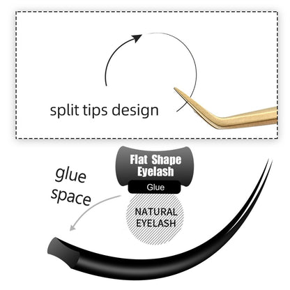 0.15D9-14mmMatte ellipse eyelash extensions, split ends, oval shape, flat roots, each eyelash is much softer, false eyelashes, flat shape, matte texture, extra soft, natural, false eyelashes, soft mink, long mm. for makeup