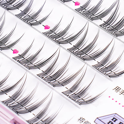 【ขนตาปลอมมีกาวในตัว 】 ขนตาปลอม ไร้กาว ธรรมชาติ C หยิก EYELASHES DIY  มีกาวในตัว ต่อขนตาช่อดอกไม้  ขนตาปลอมฟรีกาว ขนตาล่าง ธรรมชาติสําหรับผู้เริ่มต้น