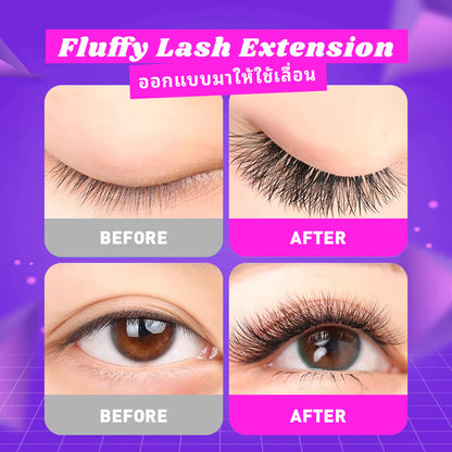 [Eyelash Artist] 5D False Eyelashes W Shape 5D Premium False Eyelashes 5DW Lashes 0.05 C D curl Eyelashes At the salon Soft eyelash shaft, non-irritating, professional