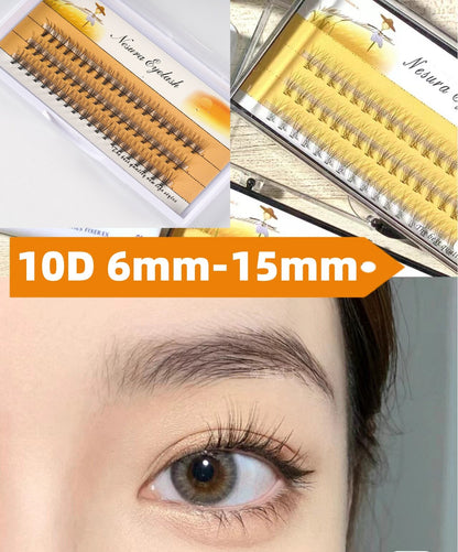 False eyelashes, mink 10C 0.10mm CD size 8-15 mm