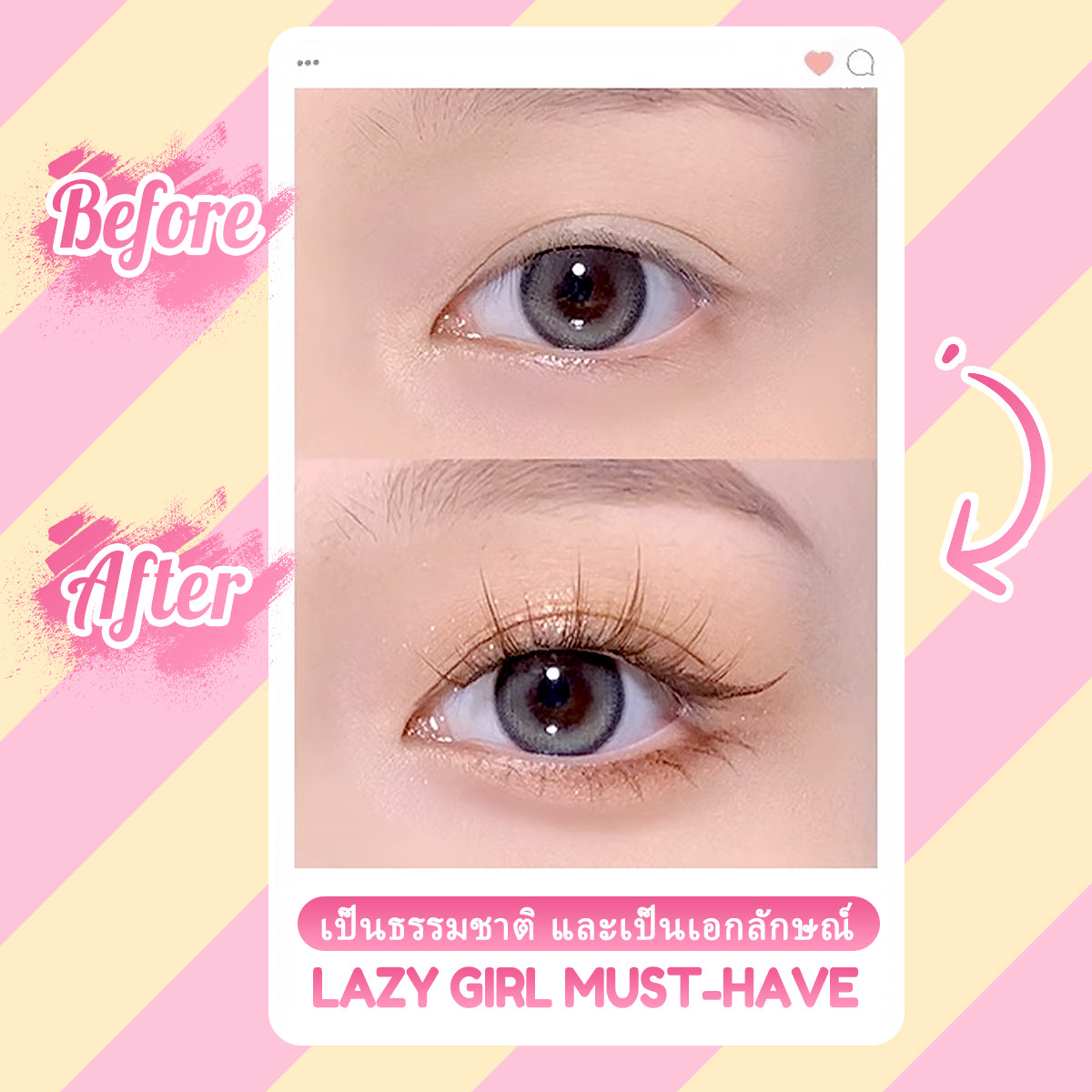 False Eyelashes, False Eyelashes, Natural False Eyelashes, 5pairs Lazy Eyelashes, 3D False Eyelashes, Self-adhesive Eyelashes, Barbie Style, Cheap Price, Thai Seller, Ready Stock