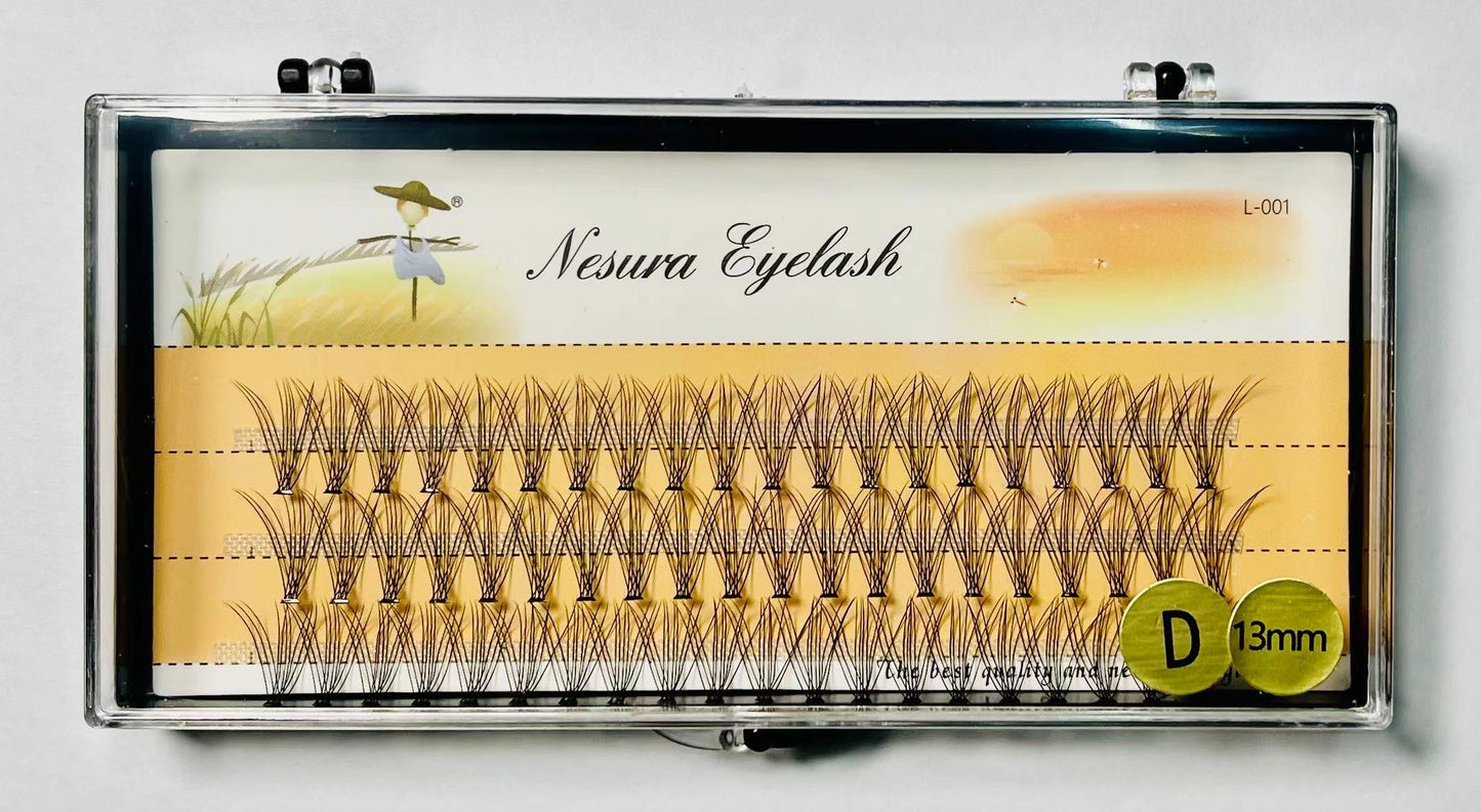 False eyelashes, false eyelashes, D curl, natural false eyelashes, mink lashes, 10D 20D eyelas DIY, size 6-15 mm, thick eyelashes, natural false eyelashes, Thai sellers, ready stock