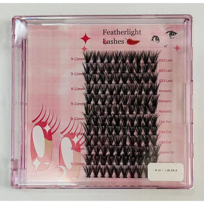 False eyelashes 30D40D 9-15mm [Ready to ship] False eyelashes Natural mink eyelashes for DIY eyelash extensions Best-selling in Korea and Japan in 2023