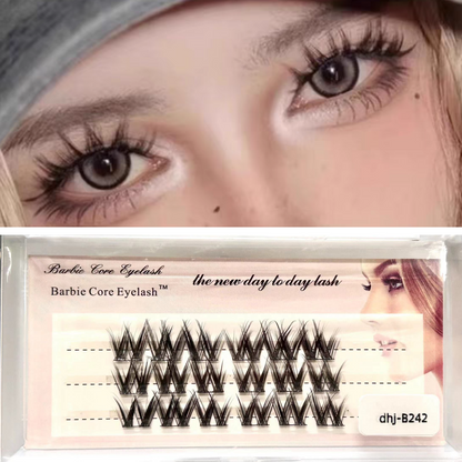 False Eyelashes, False Eyelashes Cluster, Natural Fake Eyelashes, Thick Eyelashes, Natural for Beginners, Eyelash Extension Set, Reusable False Eyelashes