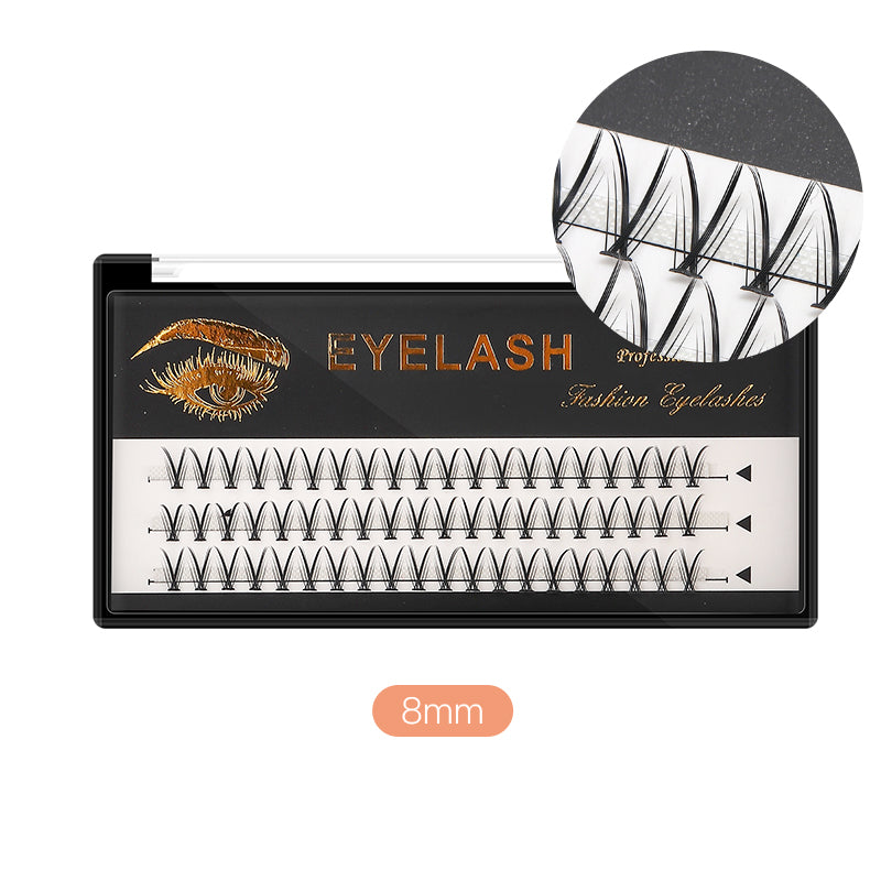 False eyelashes, DIY eyelashes, Barbie style, EYELASH DIY v shape, natural for beginners, soft eyelash shaft, non-irritating, 3D false eyelashes, same style as the star