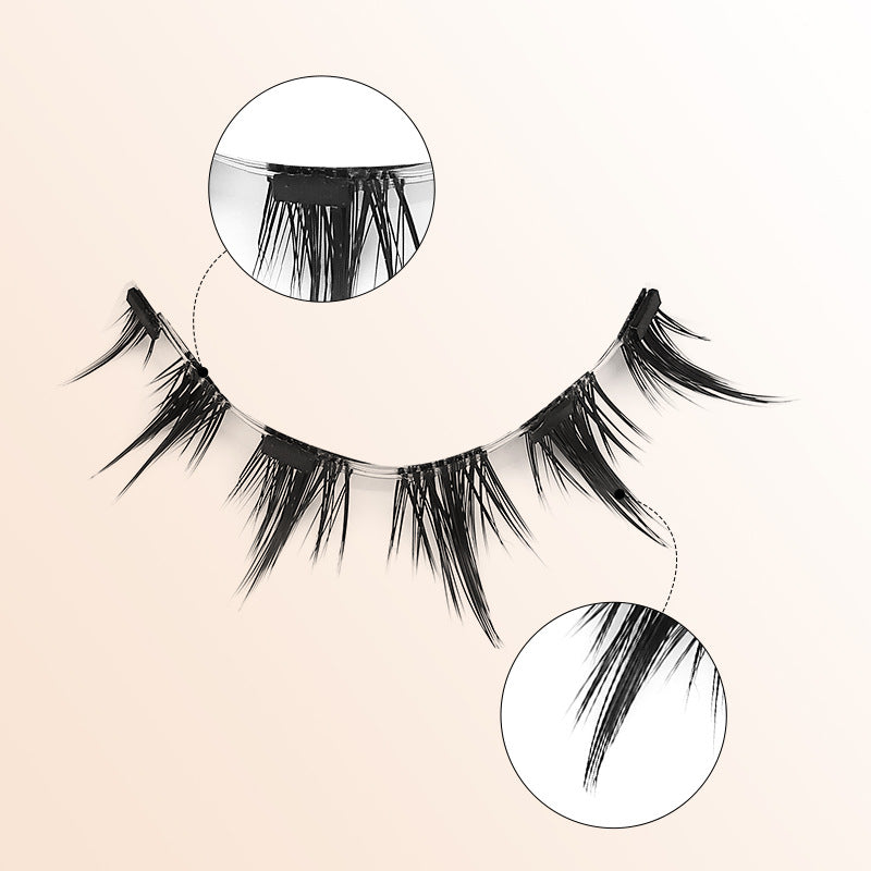 CHICLASHES false eyelashes glue-free magnetic eyelashes magnet eyelash clip set can be customized