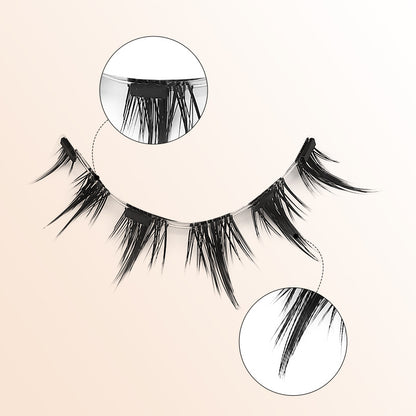 CHICLASHES false eyelashes glue-free magnetic eyelashes magnet eyelash clip set can be customized