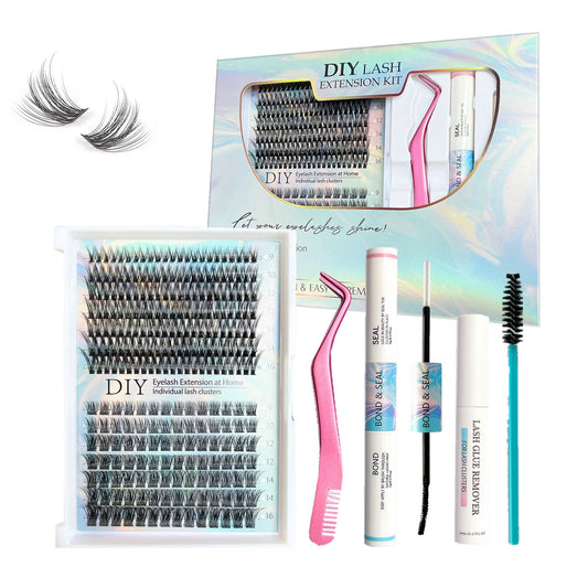 False eyelashes thick self-grafting single cluster 30D40D eyelashes lazy DIY false eyelashes lashes set