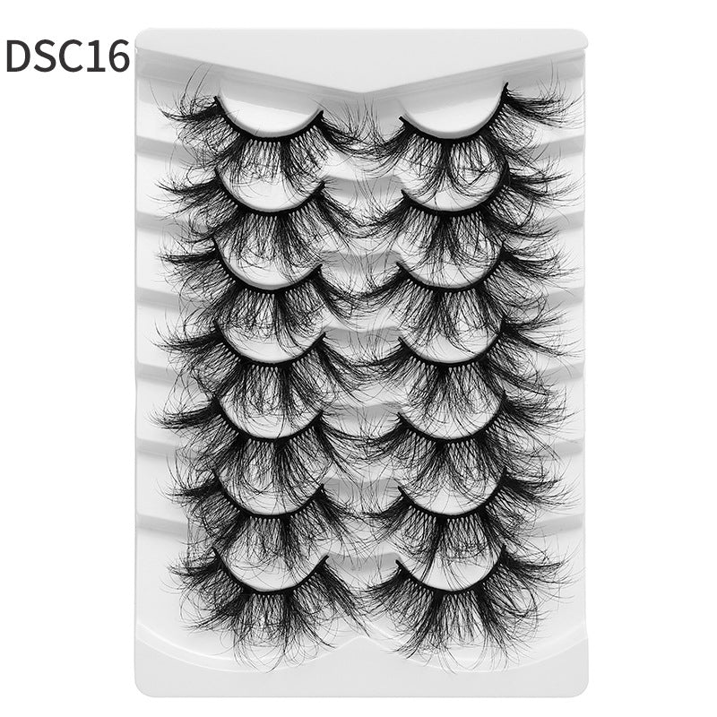 CHICLASHES false eyelashes long fried style eyelashes