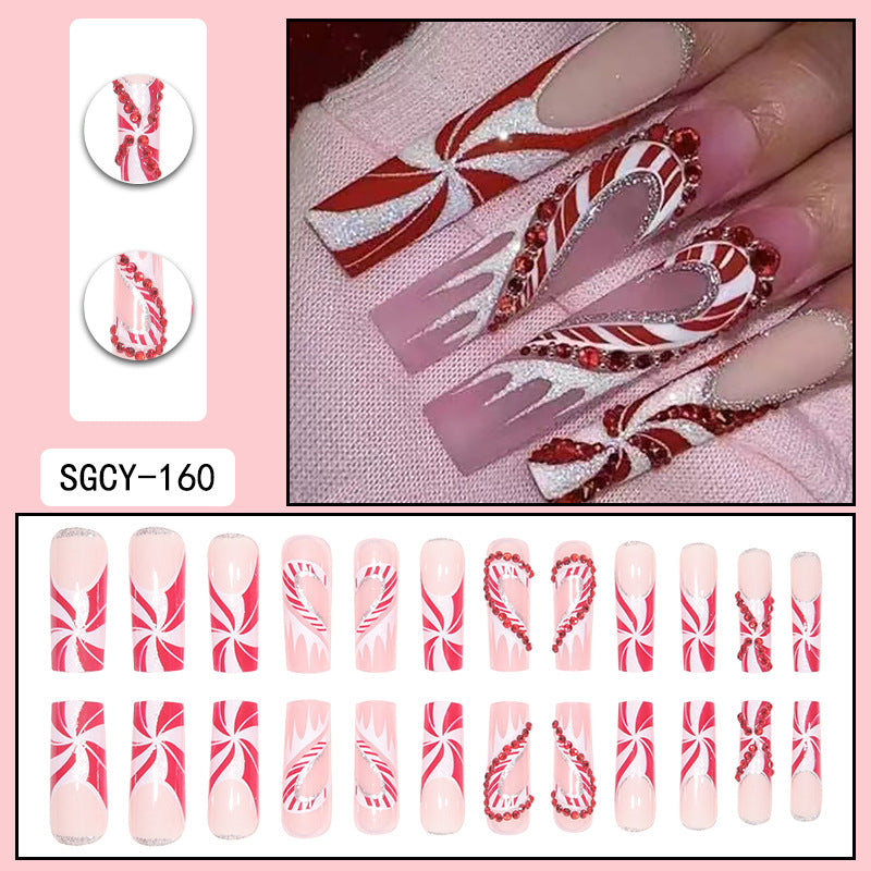 Europe and the United States wear long ins fake nails nail patch wear nail products press on nails