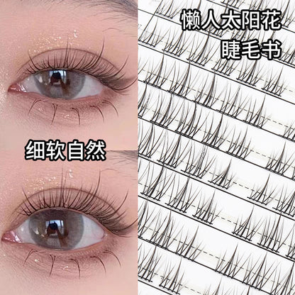 CHICLASHES false eyelashes eyelashes self-grafting eyelashes trilogy sunflower feather fan