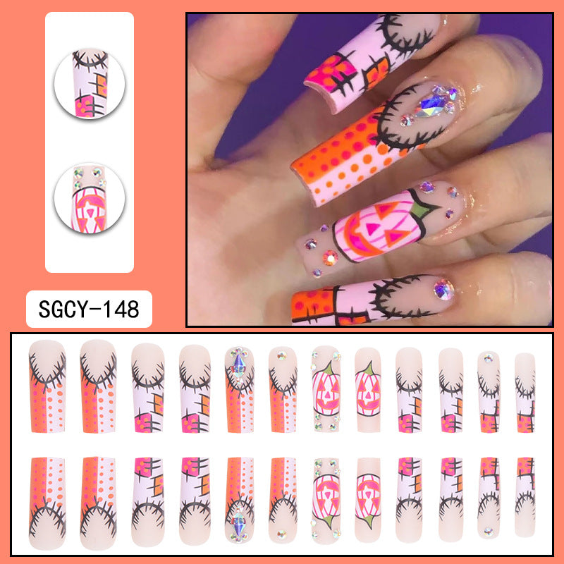 Europe and the United States wear long ins fake nails nail patch wear nail products press on nails