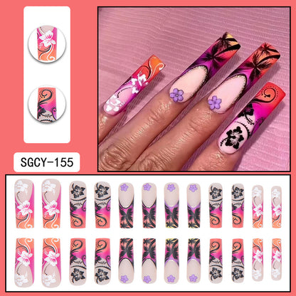 Europe and the United States wear long ins fake nails nail patch wear nail products press on nails