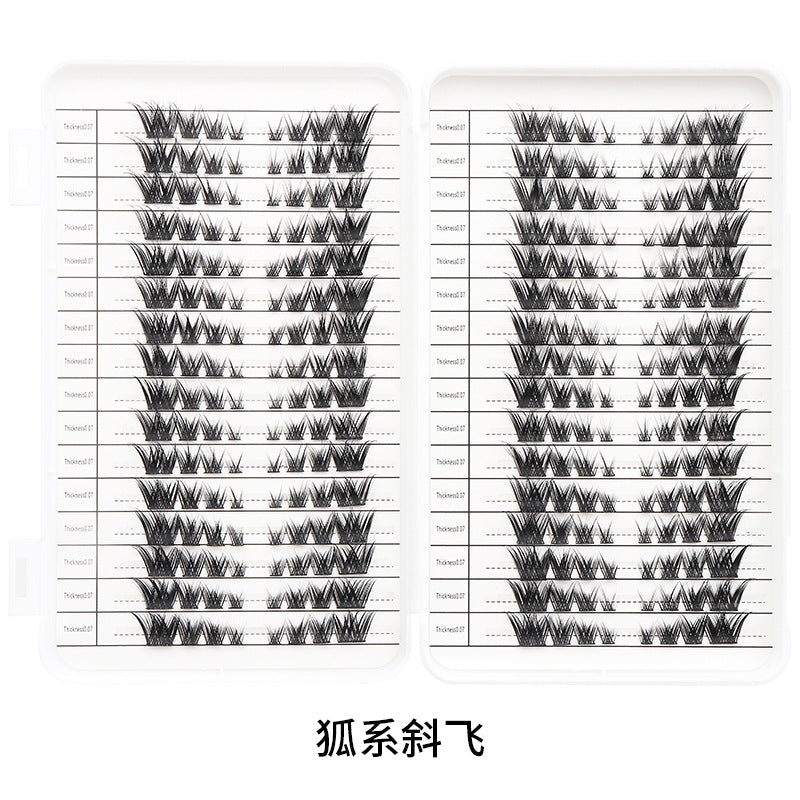 CHICLASHES false eyelashes eyelashes self-grafting eyelashes trilogy sunflower feather fan