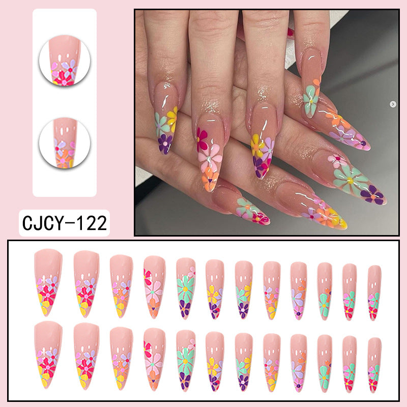 Europe and the United States wear long ins fake nails nail patch wear nail products press on nails