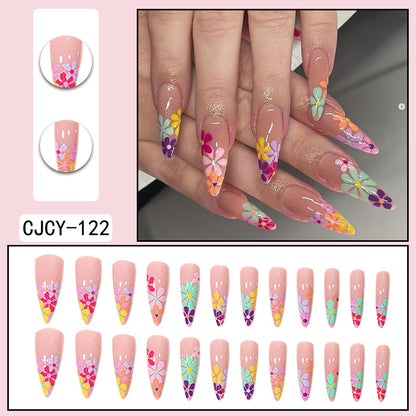 Europe and the United States wear long ins fake nails nail patch wear nail products press on nails