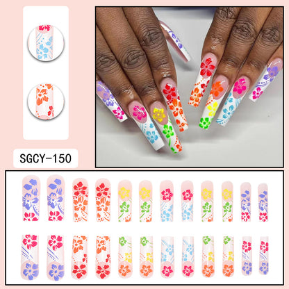 Europe and the United States wear long ins fake nails nail patch wear nail products press on nails