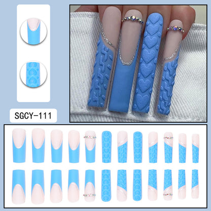 Europe and the United States wear long ins fake nails nail patch wear nail products press on nails