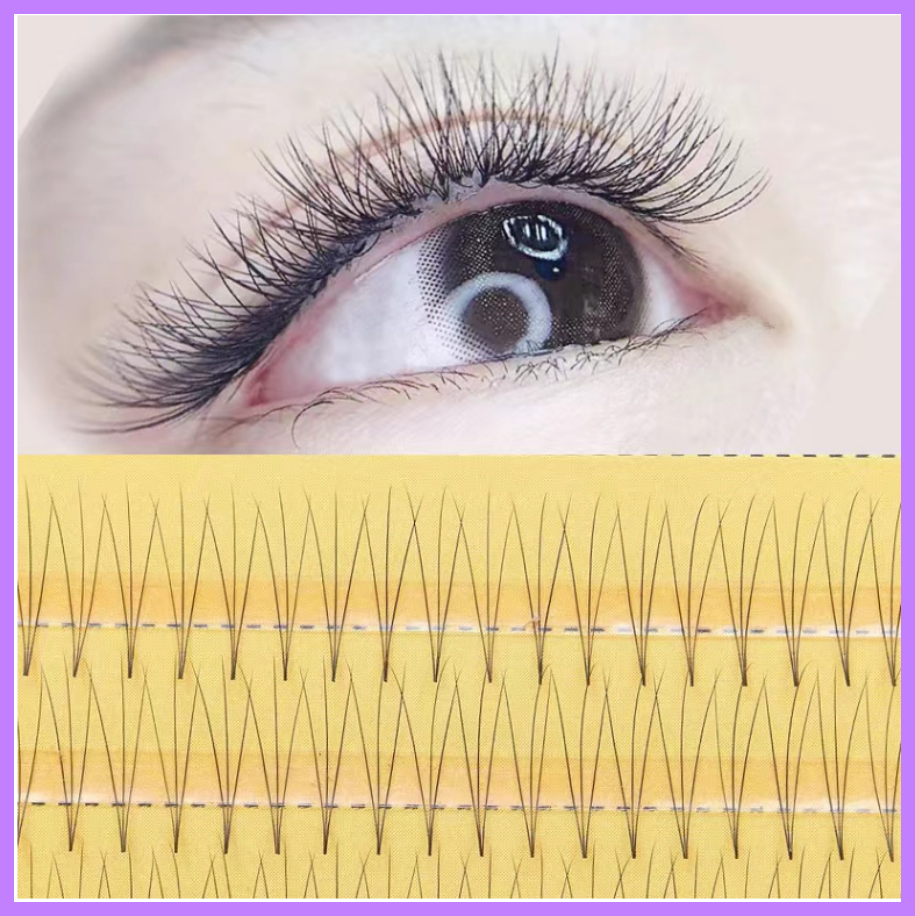 False Eyelashes 0.07mm D Curl 3D Soft Eyelash Core Non-Irritating DIY Natural Fake Eyelashes Simulation False Eyelashes Reusable Shipped from Thailand 3P EYELASH