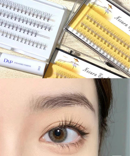 False eyelashes, mink 10C 0.10mm CD size 8-15 mm