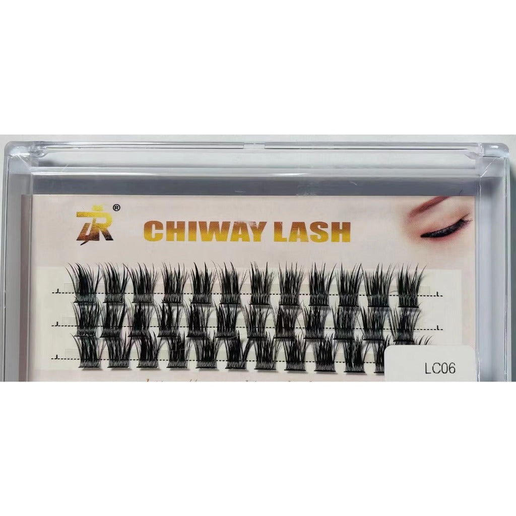 False eyelashes, single cluster fishtail, splicing style, self-grown eyelashes, soft and flexible, natural-looking, 3D false eyelashes, single cluster, for sale